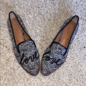 Ellen Degeneres Love Pointed Flats